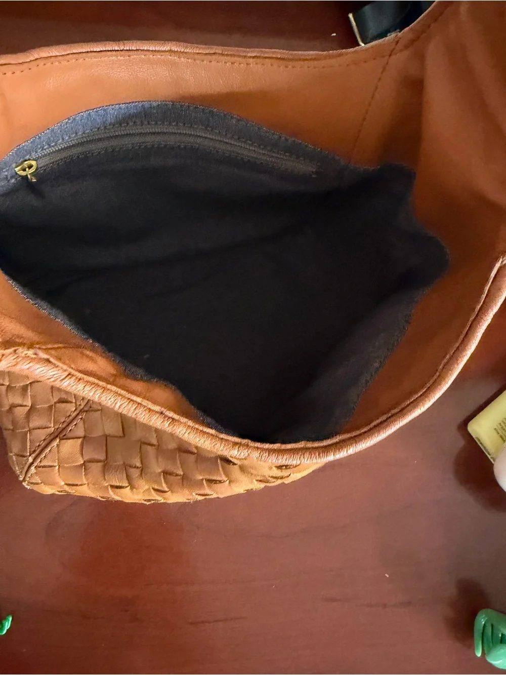 Clare V handwoven leather